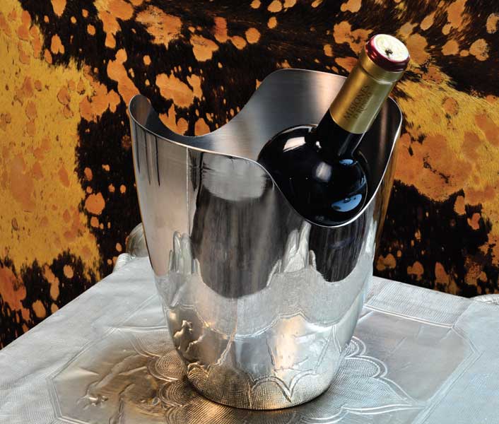 Safirini Champagne Bucket With 2 cuts Bottle Holder