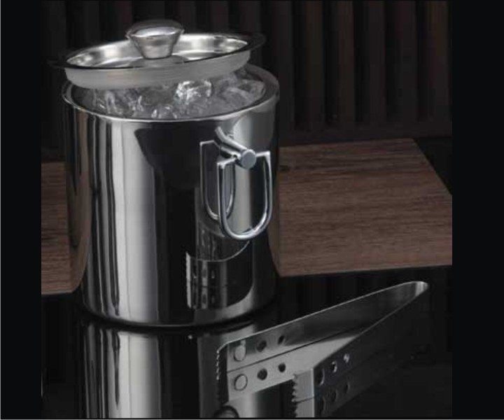 DOUBLE WALL STRAIGHT ICE BUCKET WITH U HANDLE