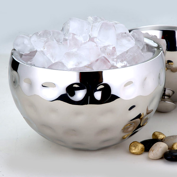 Double Wall Globe Ice Bowl – Bolt Hammered