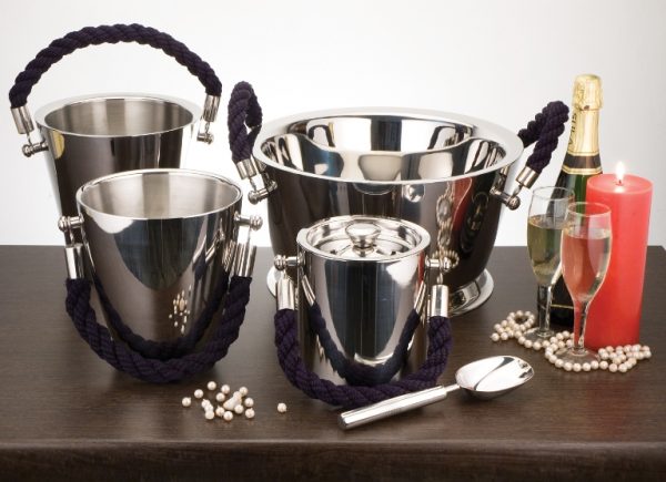 Blue Rope Handles Bar Set