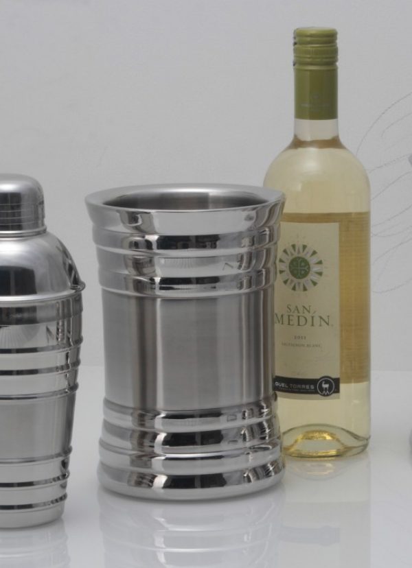 Double Wall Concave With Ribbed Matt Wine Cooler