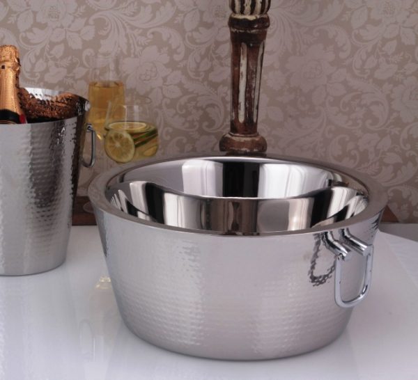 Double Wall Victory Bar Tub With Hammered