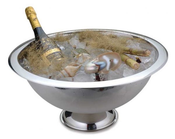 Single Wall Champagne Bowl With Rim