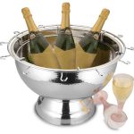 Single-Wall-Hammered-Champagne-Bowl-With-Glass-Hangers