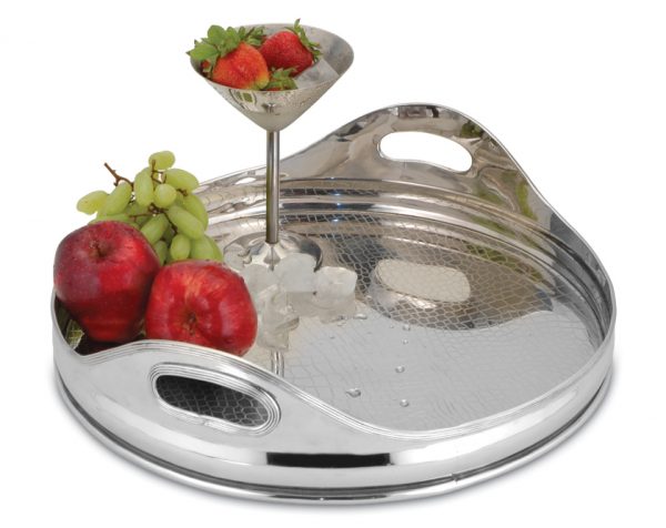 crock texture MTL round tray – 55 cm