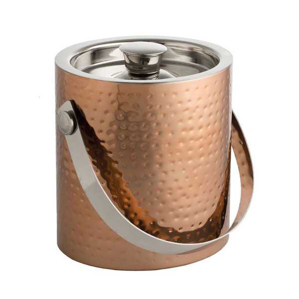 Copper Hammered Ice Bucket