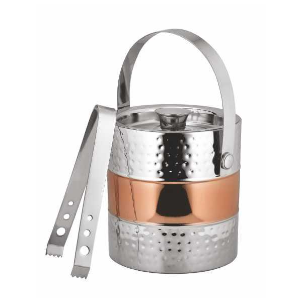 Copper & Steel Ice Bucket