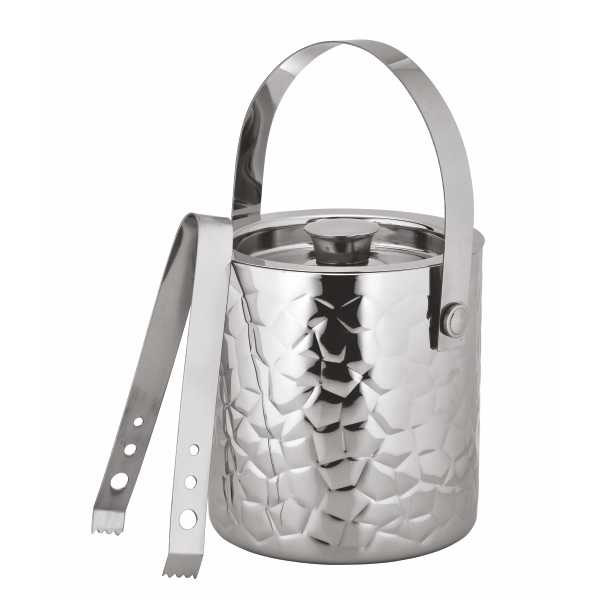 Double Wall Ice Pattern Straight Ice Bucket